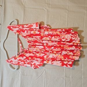 Women's free people,  Sz L, Floral, cold shoulder, comfy top